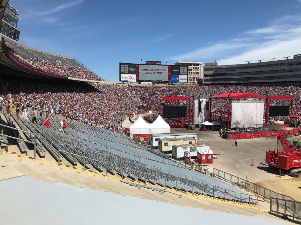 Camp Randall - Jobsite to Commencement Ceremony Overnight