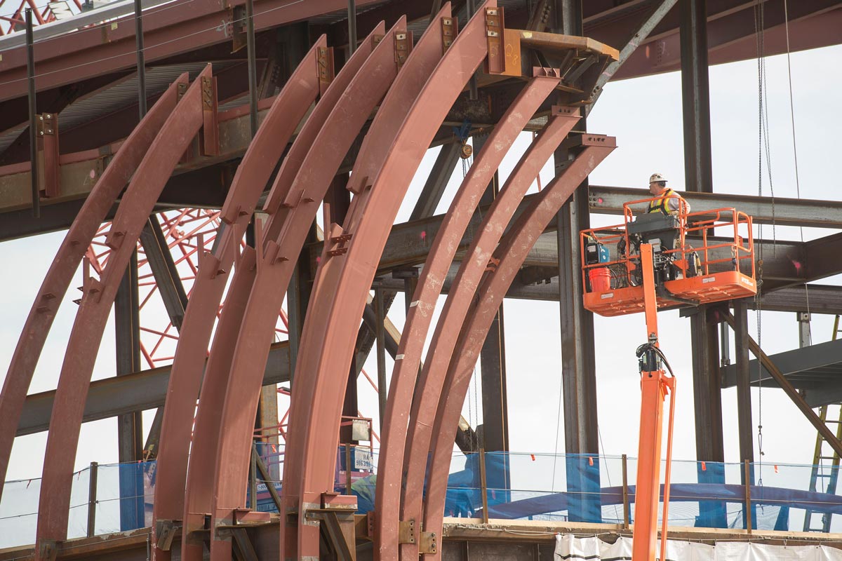 Fiserv Forum Structural Steel