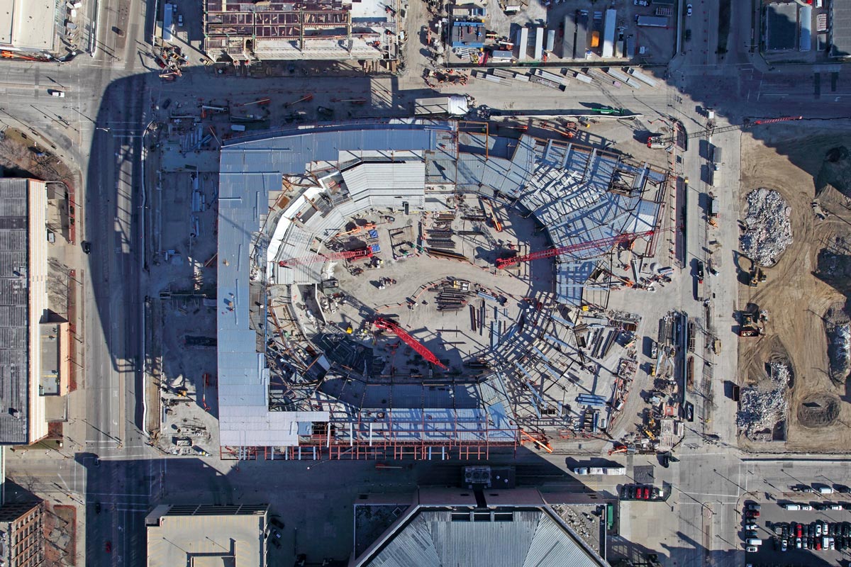 Fiserv Forum Structural Steel