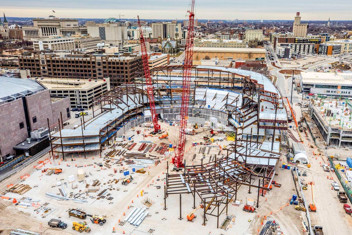Fiserv Forum Structural Steel