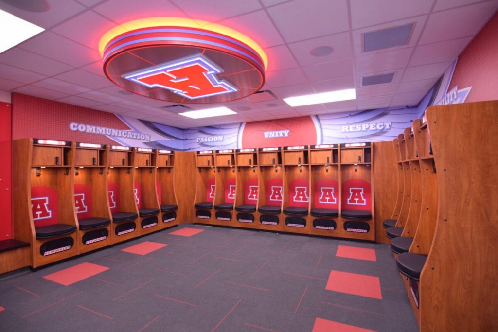 Arrowhead Union High School Locker Room