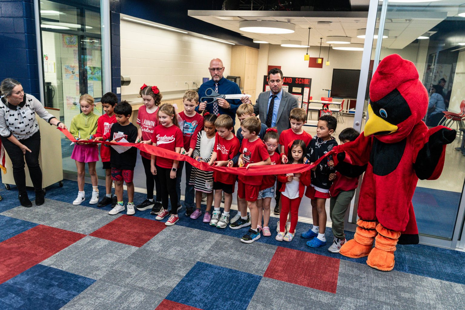Hamilton School District Lannon Elementary School Ribbon Cutting 16