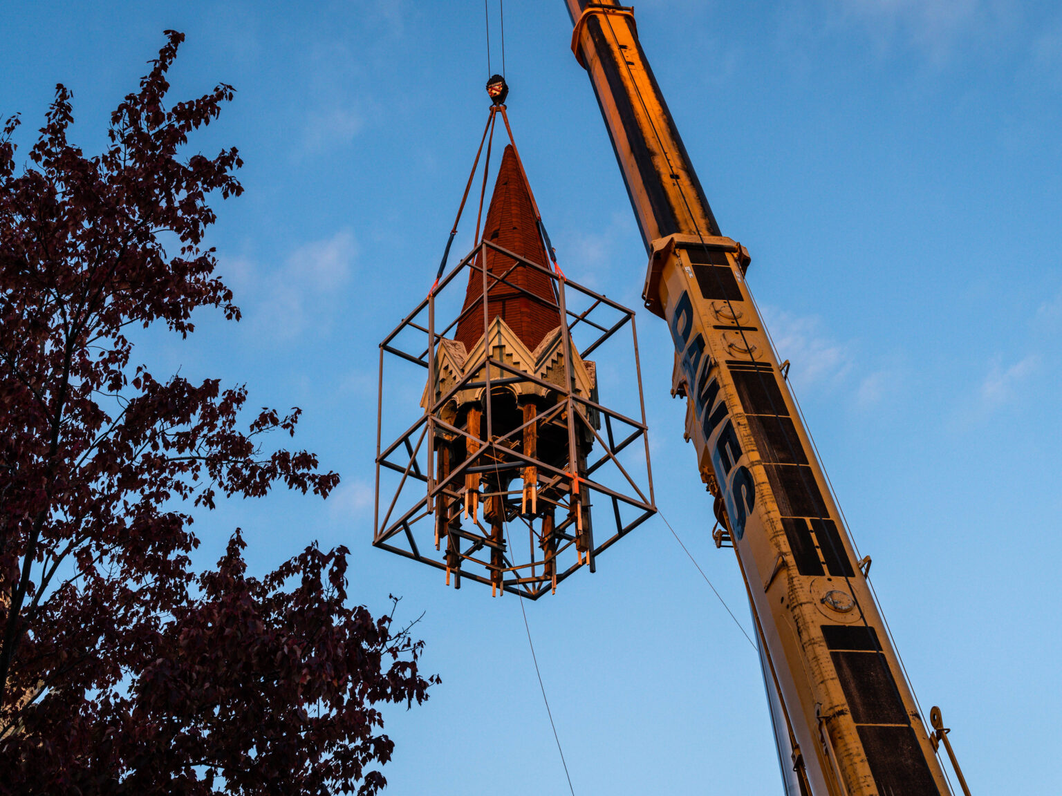 St Patrick's Church Steeple Removal
