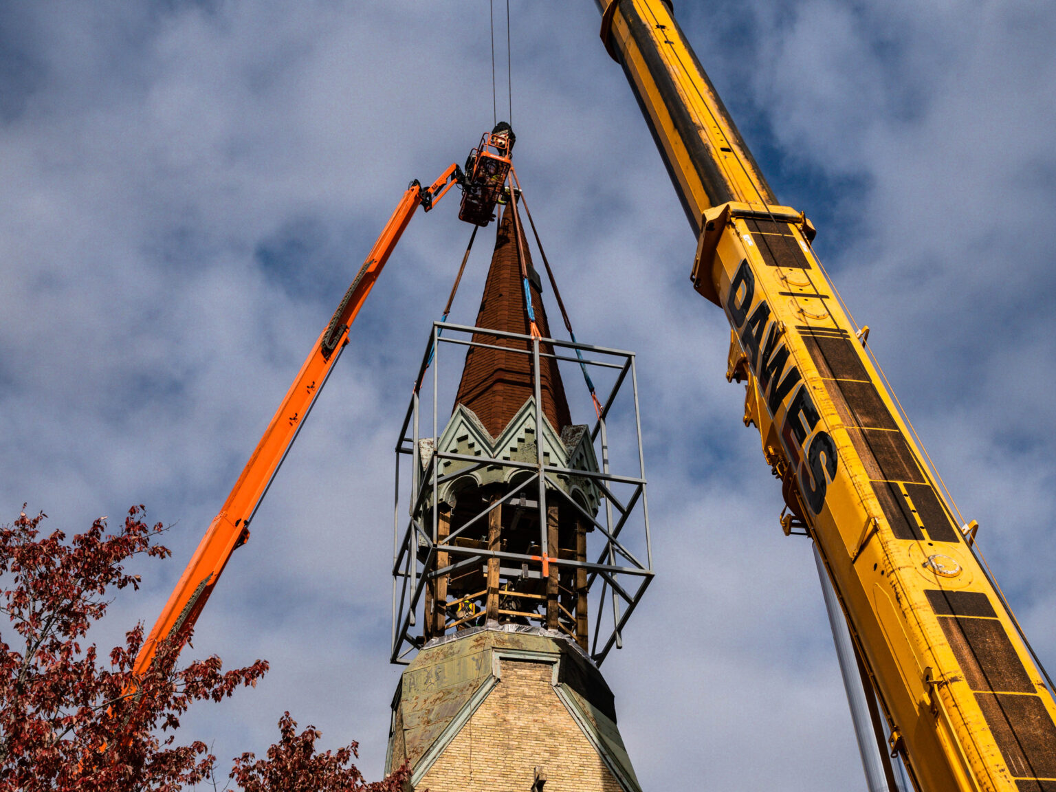 St Patrick's Church Steeple Removal