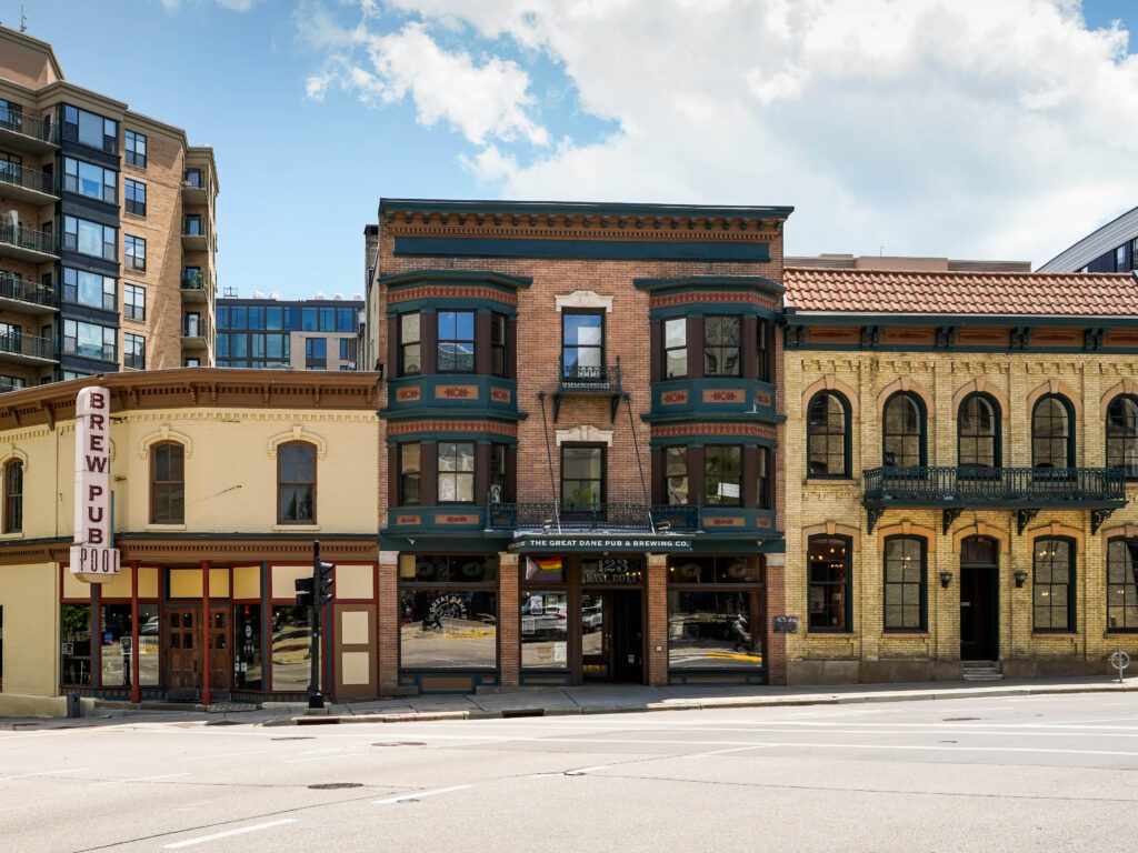 Great Dane Pub Facade Restoration