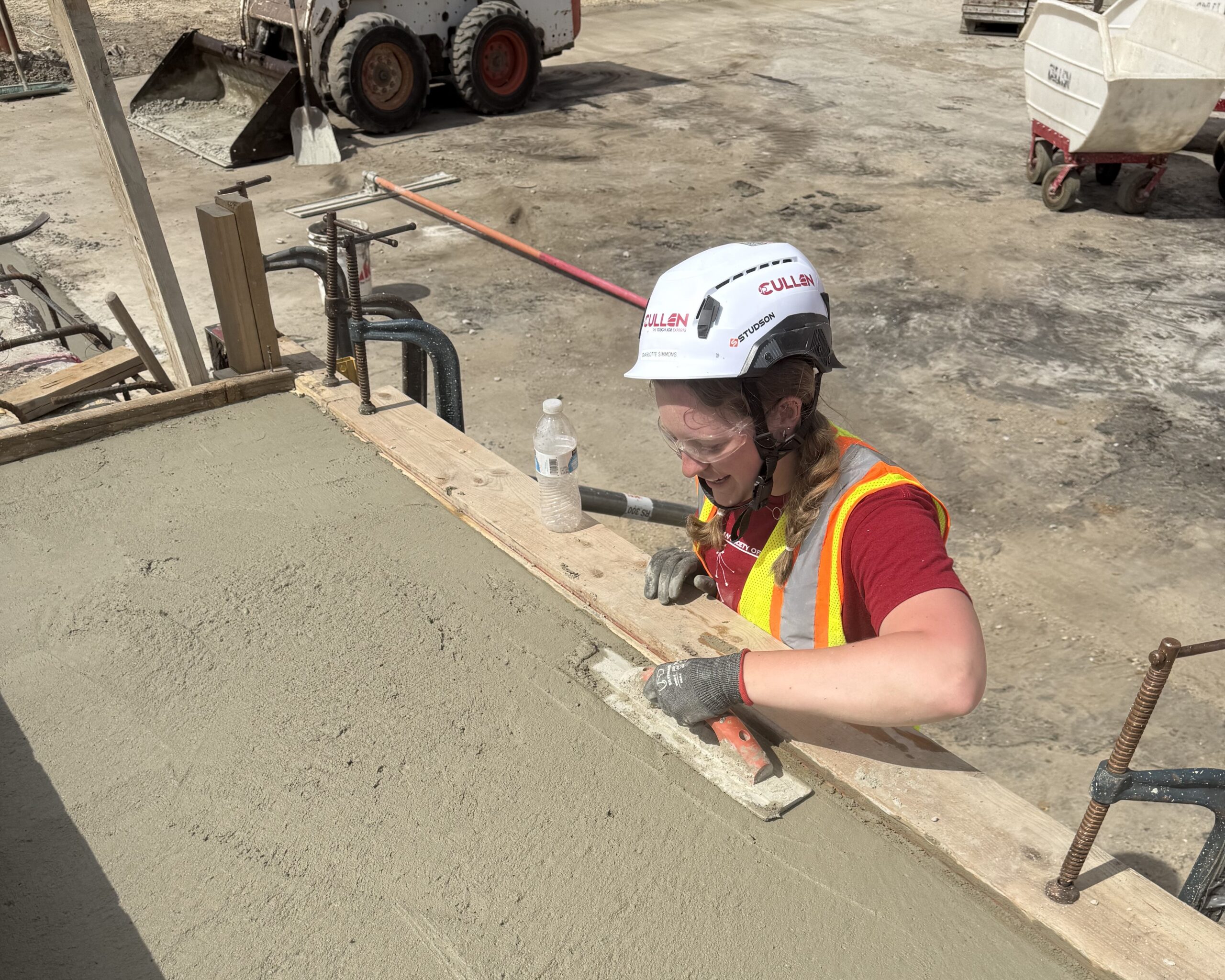 Charlotte Simmons smoothing concrete - Copy